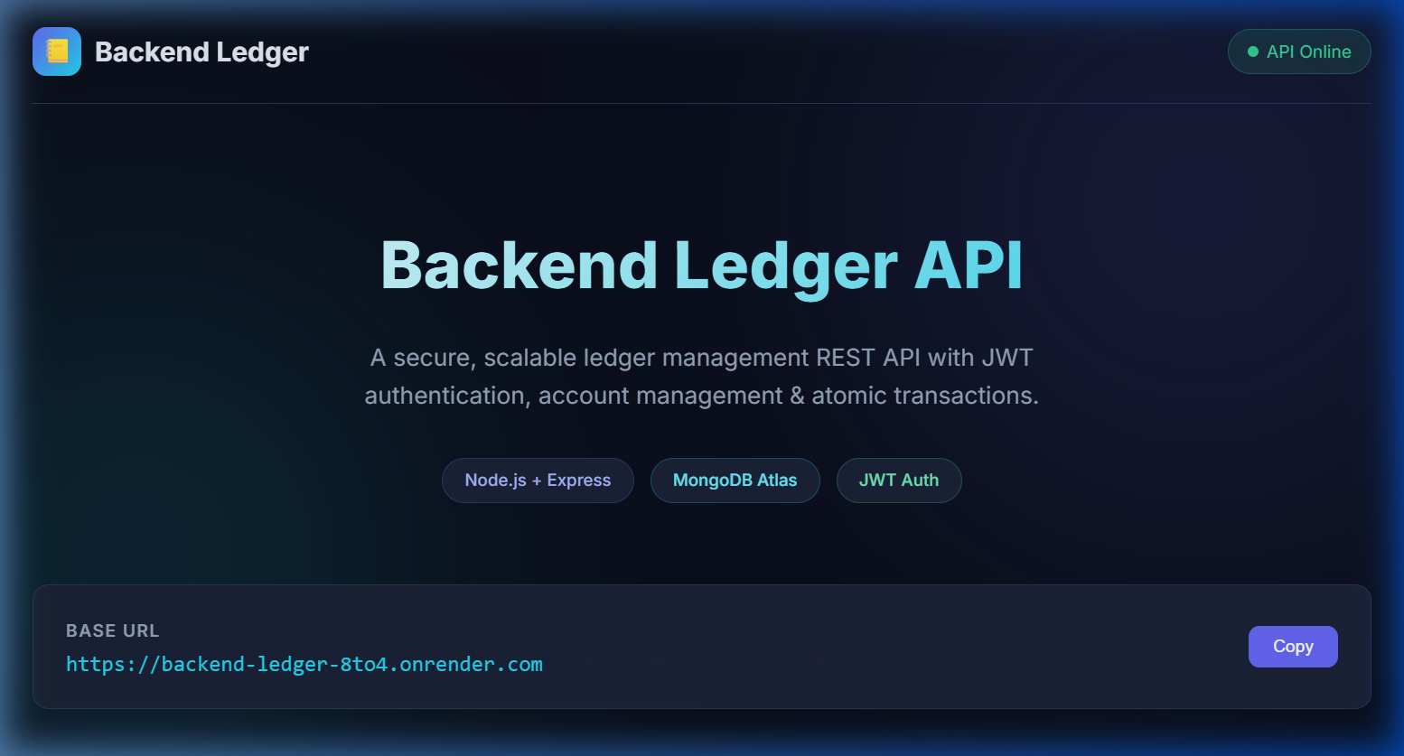 Ledger System